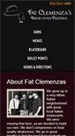Mobile Screenshot of fatclemenzas.com